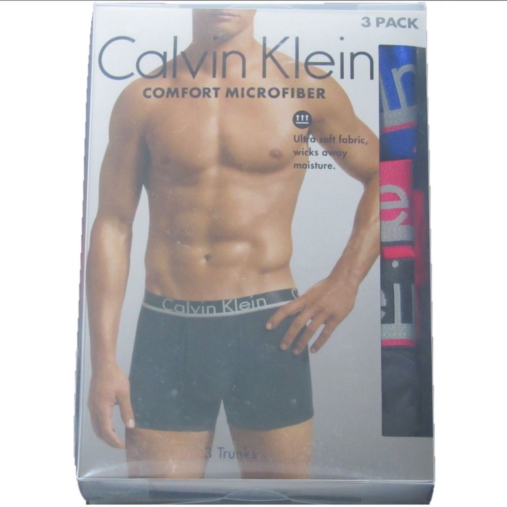 Calvin Klein Men's Comfort Microfiber 3 pack Boxers